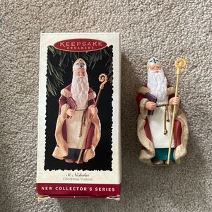 St. Nicholas “Christmas Visitors” Keepsake Ornament 1st in Series Dated 1995